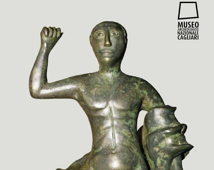 bronzetto raffigurante Eracle con pelle di leone