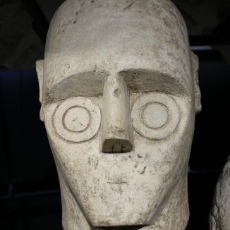 The Mont’e Prama sculptural complex at the Cabras Museum